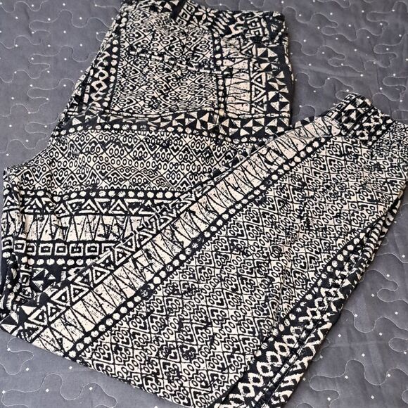 Loft Blue and white  joggers pants size 2 - Picture 1 of 6